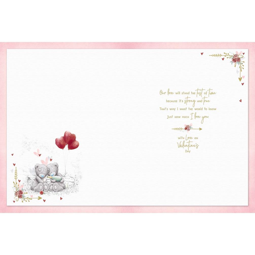 Beautiful Fiancee Large Me to You Bear Valentine's Day Card Extra Image 1